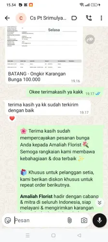 Testimonial Papan Bunga kiangroke