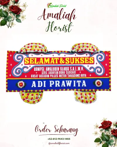 Karangan Bunga Ucapan Selamat kiangroke